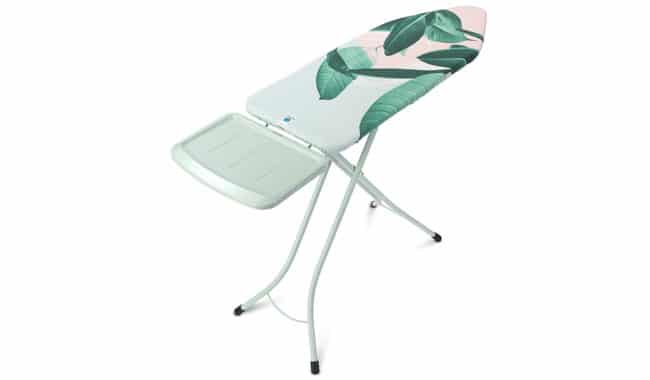 Brabantia Tropical Leaves Ironing Board with Solid Steam Unit Holder