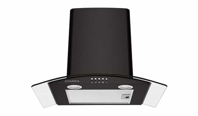 CIARRA CBCB6506B Curved Glass Cooker Hood