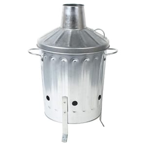 EasyShopping Small 15L Metal Galvanised