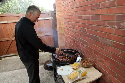 Grilling some beef