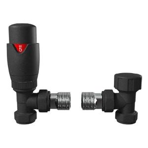 Home Standard Anthracite Angled TRV