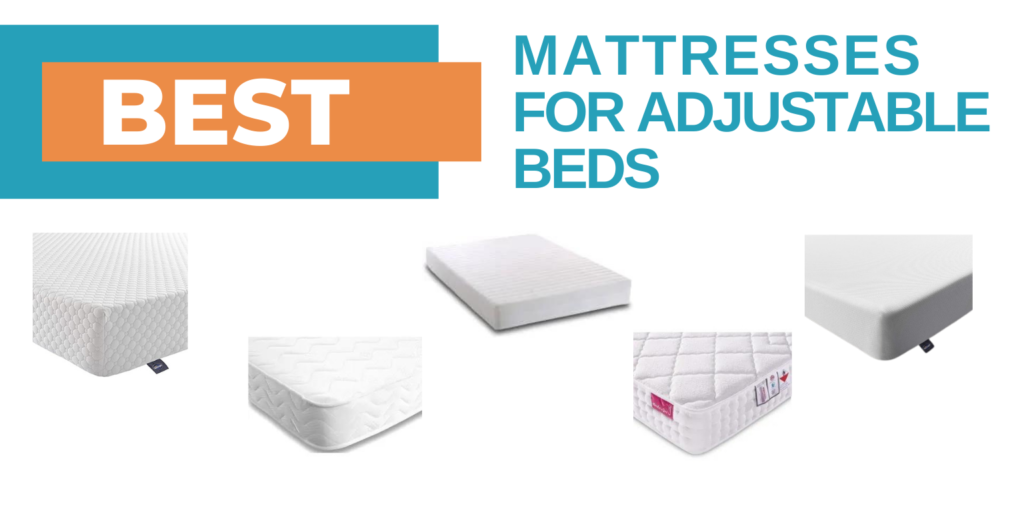 Mattresses for adjustable beds collage