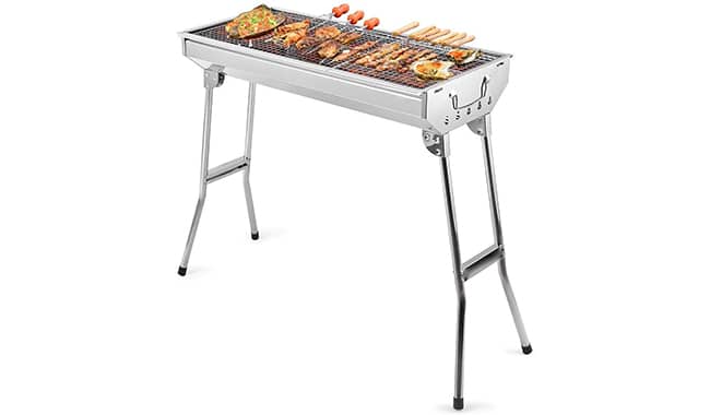 Uten Stainless Steel Charcoal BBQ