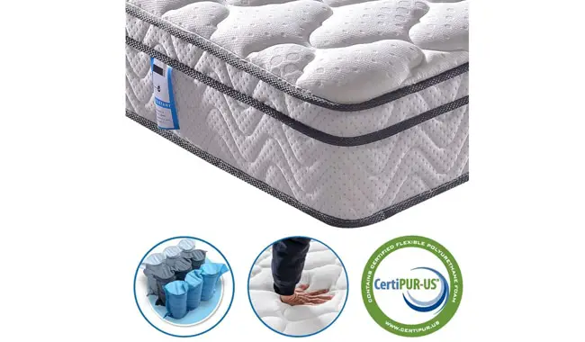 Vesgantti 3ft Pocket Sprung Mattress