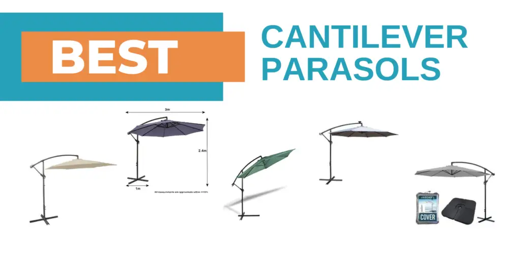 cantilever parasols collage
