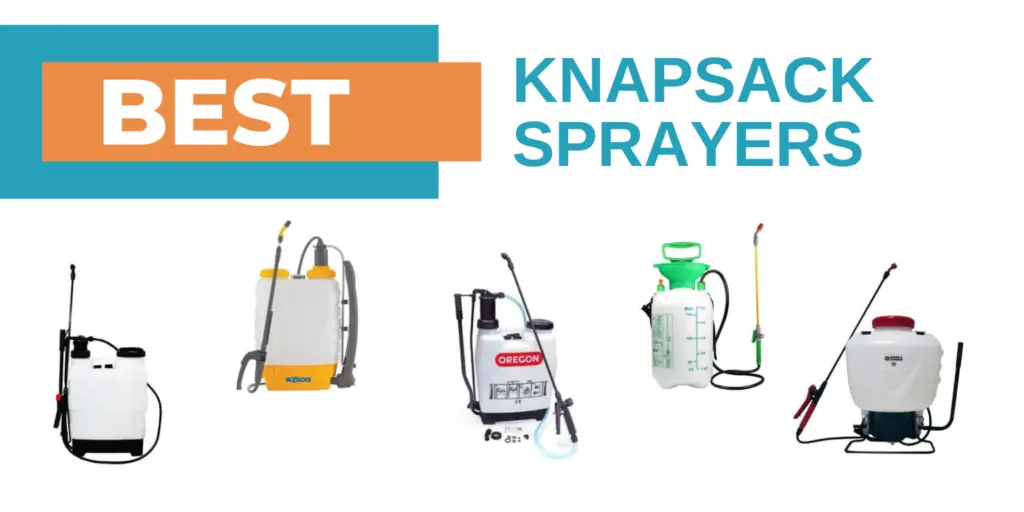 knapsack sprayers collage