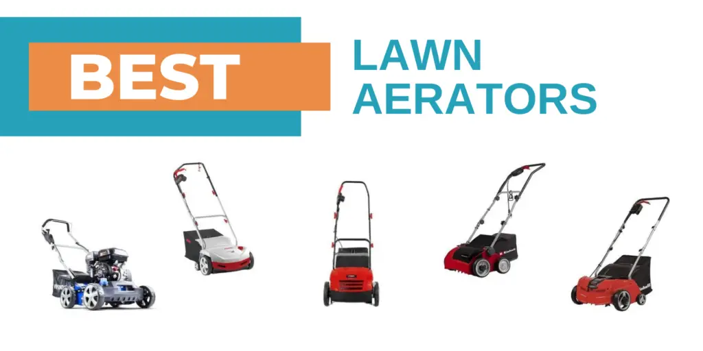 lawn aerators collage