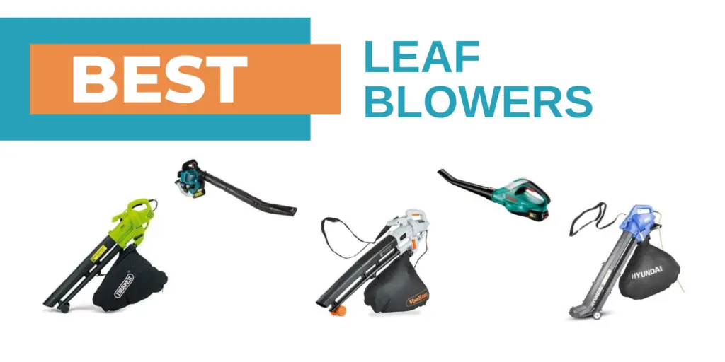 leaf blowers collage