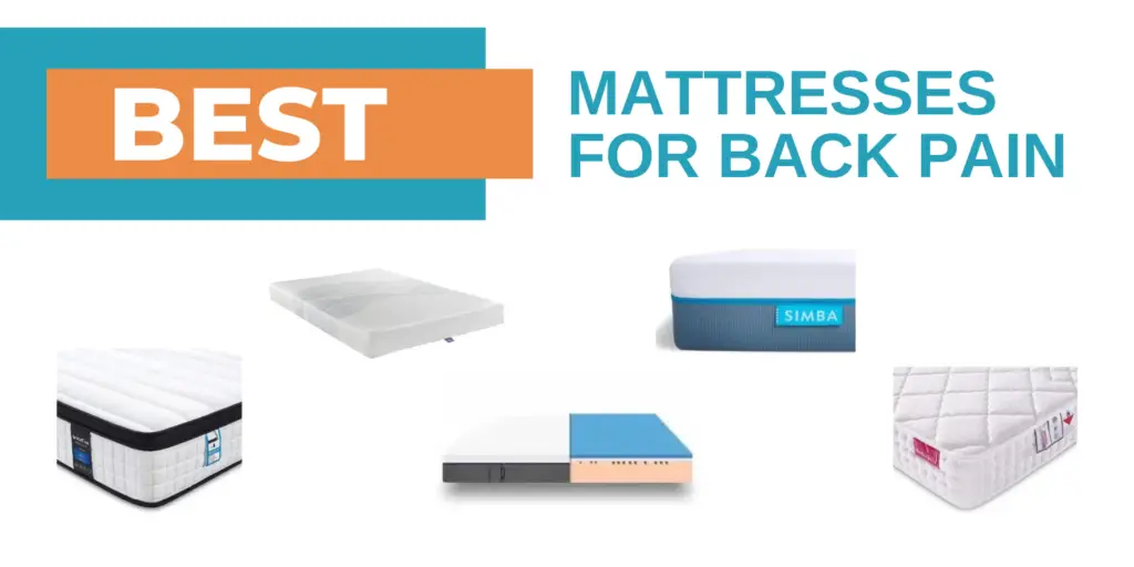 mattresses for back pain collage
