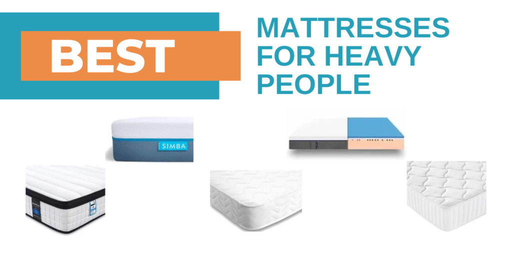 mattresses for heavy people collage