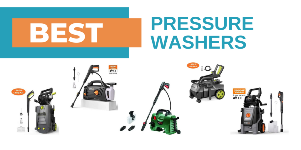 pressure washers collage