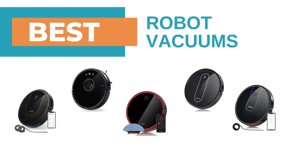 robot vacuums collage