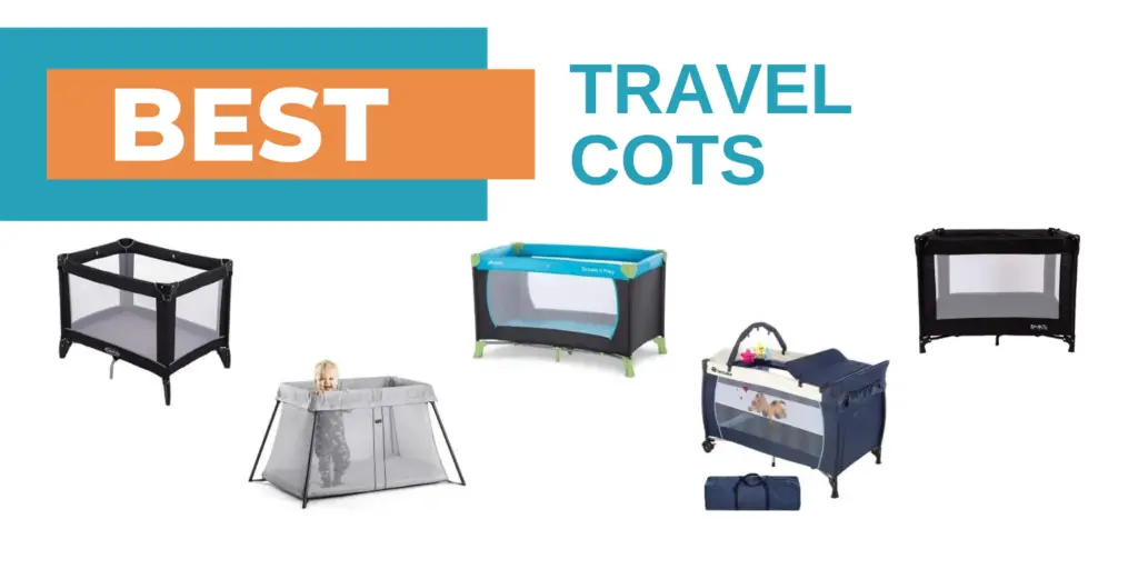 travel cots collage