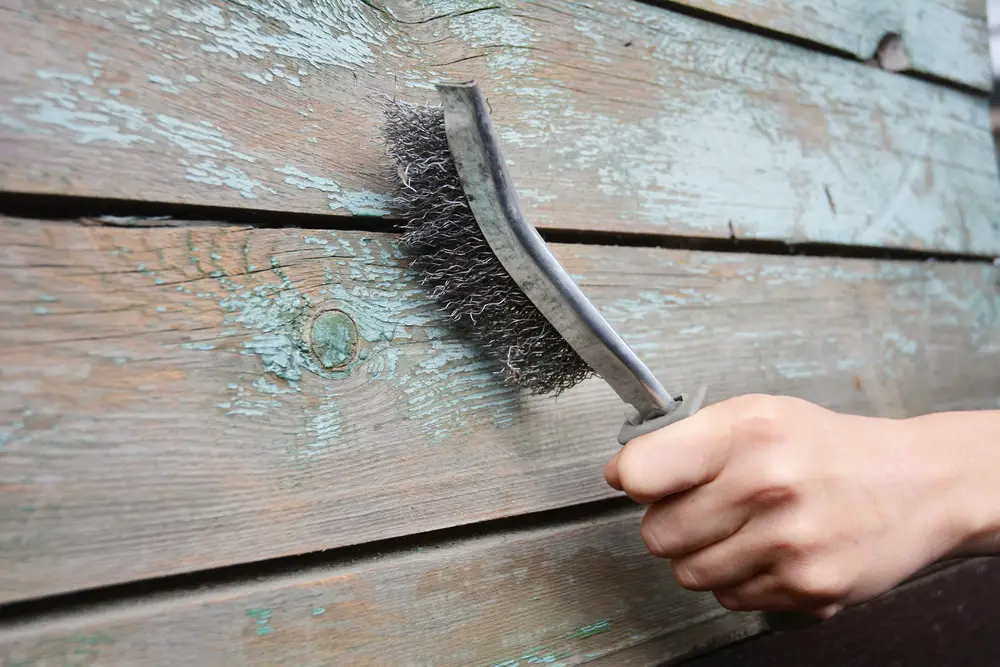 how to remove exterior paint from wood