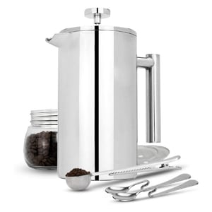 Maison and White French Press